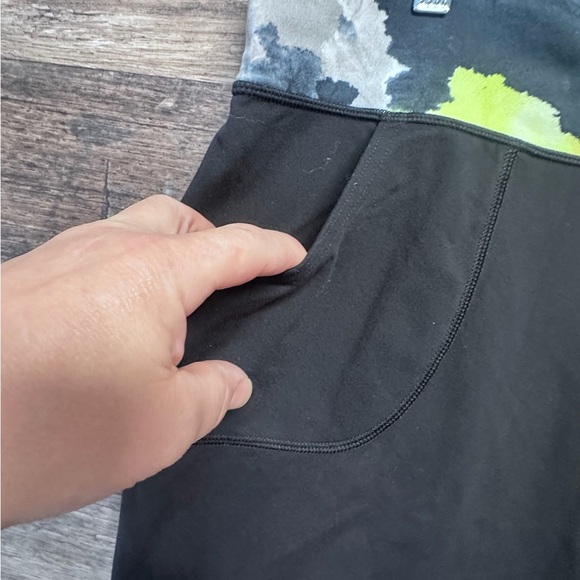 Lululemon Black Athletic Shorts with Multicolor Waistband - Picture 7 of 8